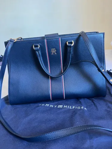Bolsa Tommy Hilfiger Poppy Tote Corp Original - Modelo Europeu - Impecável