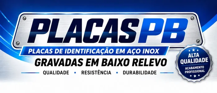 Etiquetas e Plaqueta em metal 