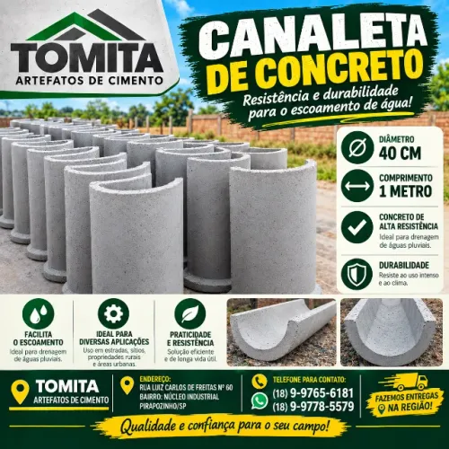 CANALETA DE CONCRETO