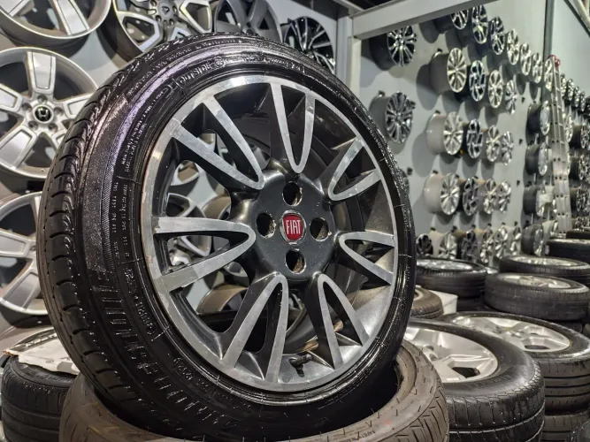 Roda R16" Originais Fiat Bravo+ Pneus 185/55 R16"- Aceito Cartão