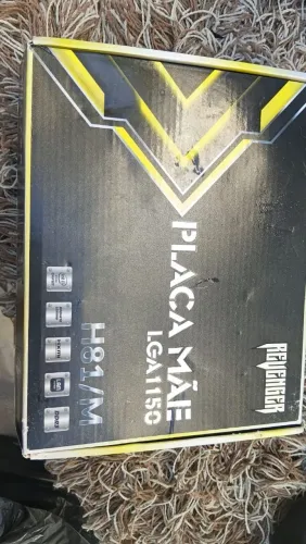 Placa mae h81 novinha na caixa revenger 