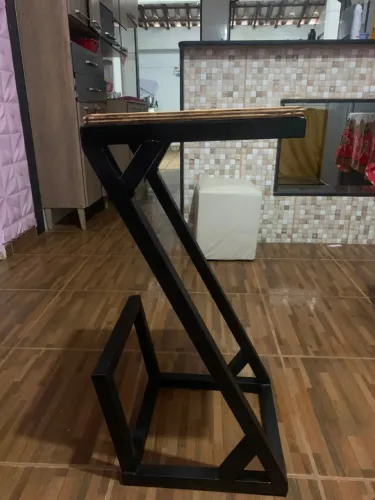 banqueta em Z rustico industrial