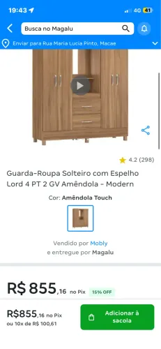 Guarda Roupa novo