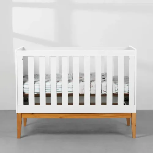 Berço mini cama com colchão e protetor - bem conservado
