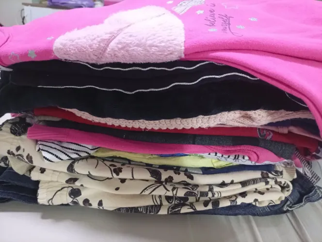 Lote de roupas infantis de menina tamanho 8