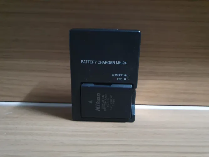 Carregador e bateria para Nikon