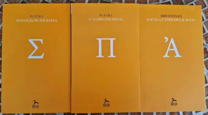 Livros de Filosofia (3 Volumes) Platão e Aristóteles