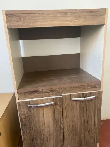 Nicho Multiuso Ideal para cozinha + Gaveteiro Com 2 gavetas espaçosas.