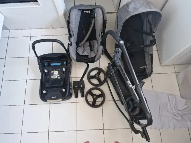 Kit carrinho e bebê conforto completo
