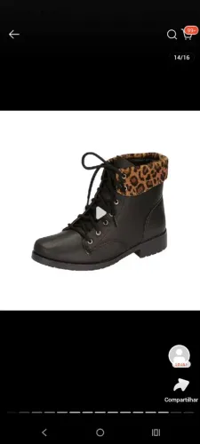 bota feminina 39