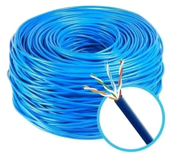 Cabo de Rede Ethernet Gigabit CAT6 (caixa 300 Metros)