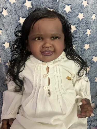 Bebê Reborn Negra kit Renata Importado 