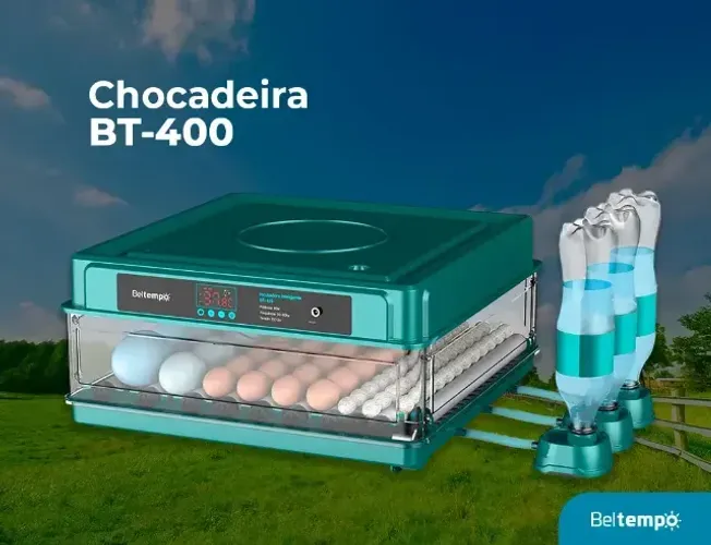 Chocadeira Incubadora 130 Ovos Bivolt +Bateria 45 Aperes     Certificada Inmetro Automátic