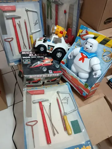 Brinquedo antigo kit de ferramentas Jott play 