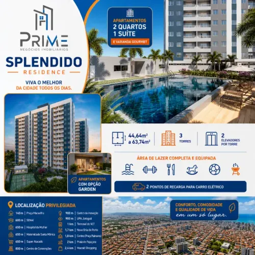SPLENDIDO | POÇO - MACEIÓ Chegou a sua chance de sair do aluguel e conquistar o seu apar