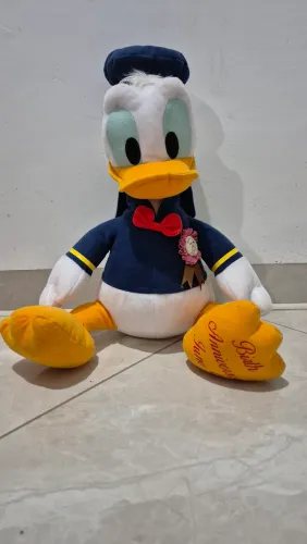 PELÚCIA PATO DONALD DISNEY ANNIVERSARY JUNE 9  IMPORTADO JAPÃO