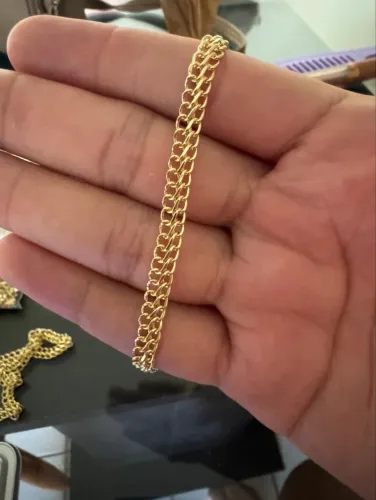 Pulseira lacraia em ouro 18k 