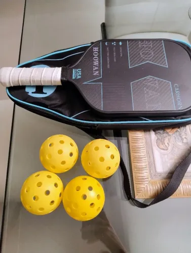 Kit Raquete de Pickleball HOOWAN Carhorn T700 (Profissional) + Capa e Bolinhas