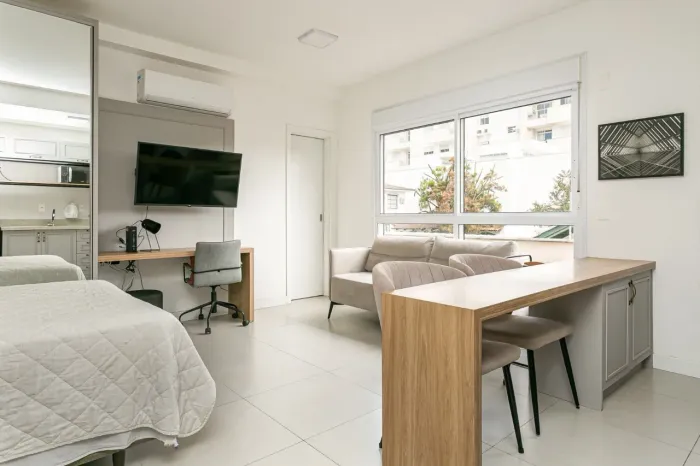 Studio com 1 dormitório para alugar, 35 m² por R$ 3.983,00/mês - Pantanal - Florianópolis/