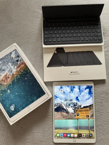 ipad pro 10.5" 64gb (wi-fi + celular) + smart keyboard