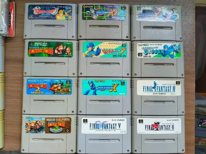 Jogos de Famicom - Snes japones