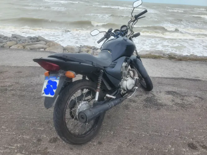Moto fan 125 2009 partida eletrica