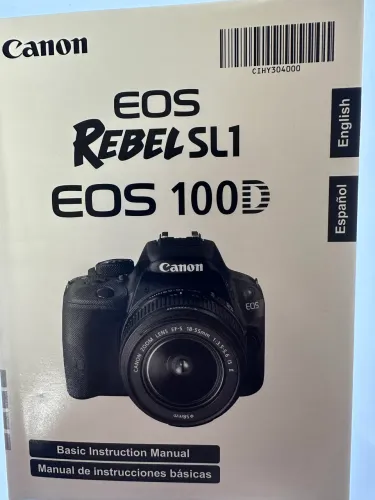 Máquina fotográfica Canon EOS Rebel SL1