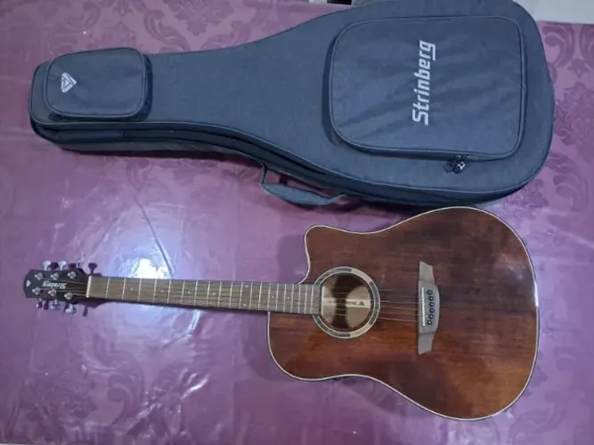 Violão Eletroacústico Aço Strinberg DD1C - Excelente Estado!