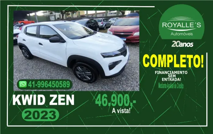 Renault Kwid Zen 1.0 Flex 12V 5P Mec. 2023