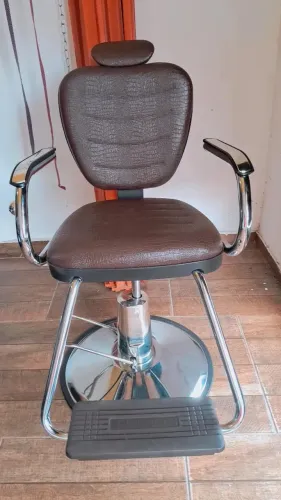 Cadeira de barbearia luxo