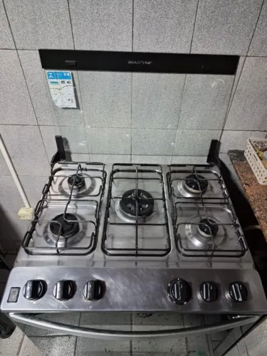 Fogão 5 bocas Brastemp