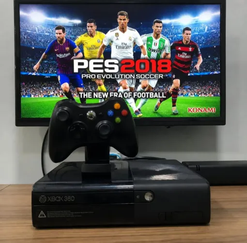 Xbox 360 Super Slim Completo com 3 Jogos