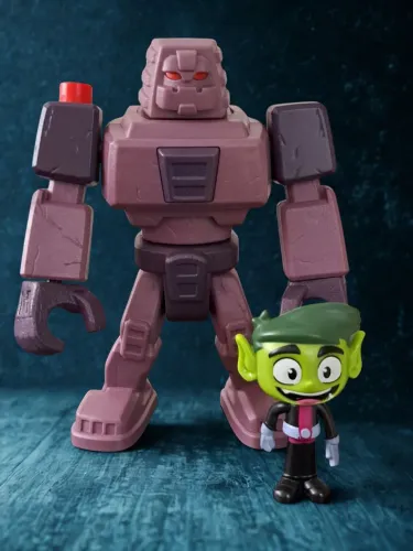 Imaginext DC Teen Titans Go Cinderbloc e Mutano k 