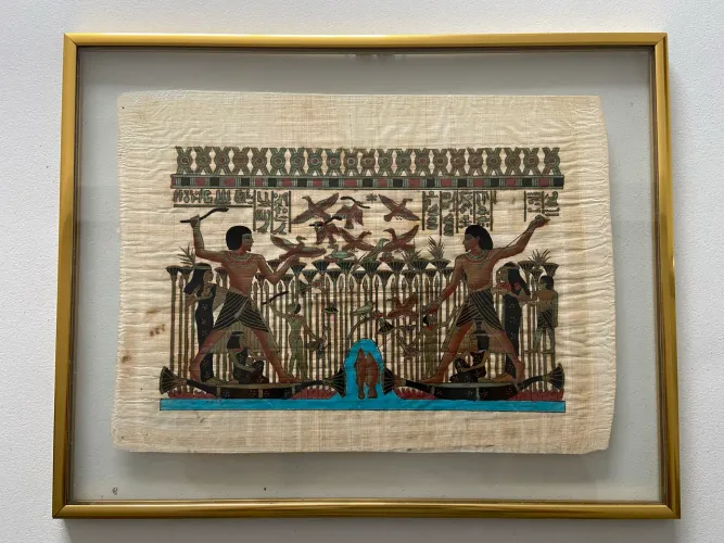 Quadro Papiro Egípcio 55x43cm