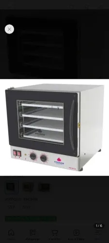 Forno Turbo Progás Cor Preto 56lt