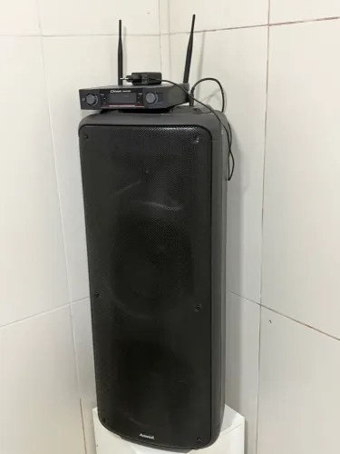 Amvox PartyVox com kit de microfones sem fio