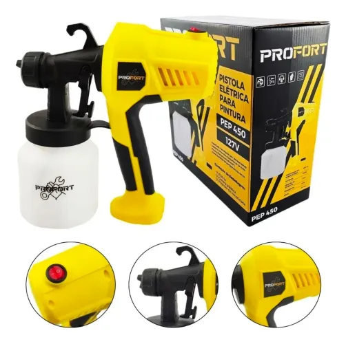 Pistola Elétrica - Compressor  Pulverizador de Pintura 
