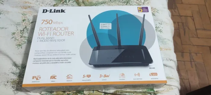 Roteador De Wi-fi D Link Dual Band Com Repetidor