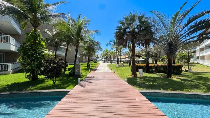 Apartamento com vista mar no Paraiso das Dunas (pé na areia) - Porto das Dunas