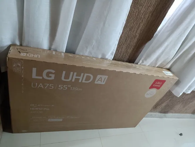 Tv LG 55 polegadas zero na caixa nota fiscal na garantia 1 ano