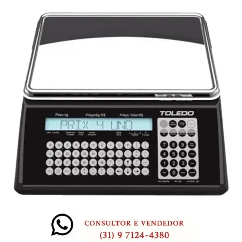 Balança Etiquetadora 32 Kg Prix 4 com Wi-Fi Toledo