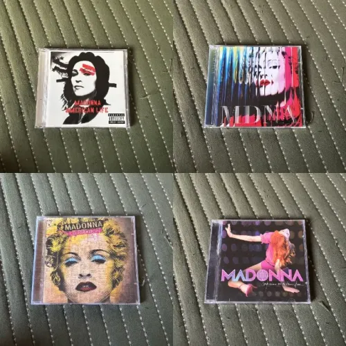 Kit 4 CDs Madonna - Confessions, American Life, MDNA e Celebration Deluxe