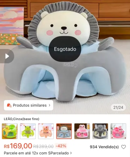 Assento para bebê almofada 