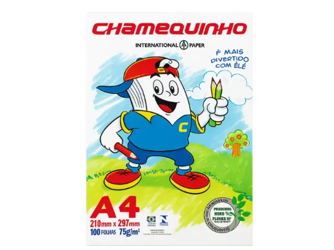 Folha de Papel A4 com 100 Folhas Cada 75g (Papel Sulfite Branco)