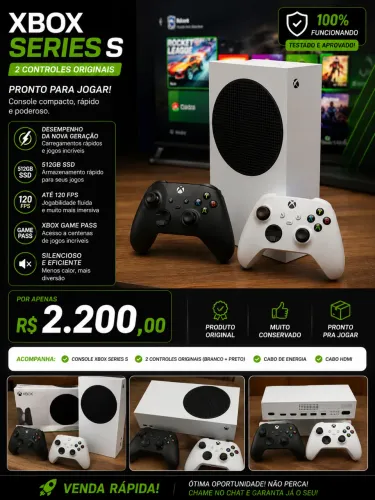 Xbox série S 1 Controle Original