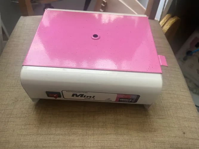 Aparelho Estufa autoclave rosa estética manicure