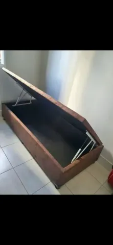 Cama box solteiro bau 