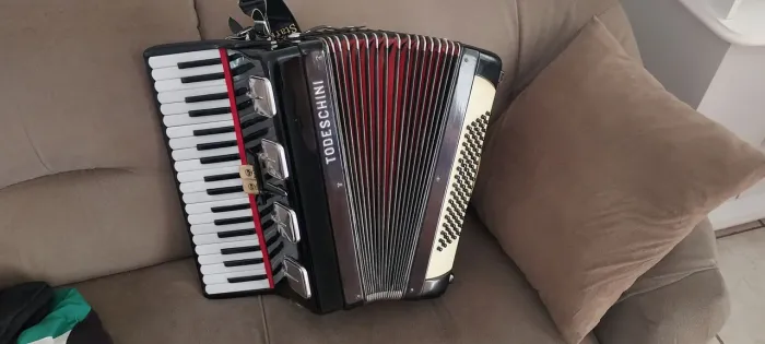 Acordeon sanfona Todeschini 80 baixos