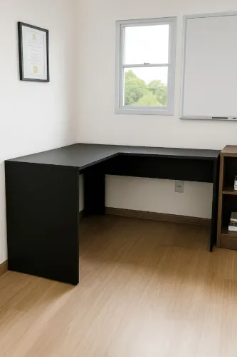 Mesa L em mdf 