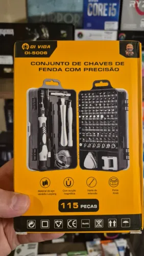 Kit chaves de precisão magnético, celular, notebook, pc, novo, lacrado, com garantia!